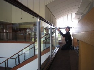 ガラスクリーニング